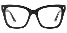 Rory Square Black Glasses1