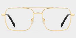 Iris Aviator Gold Glasses2