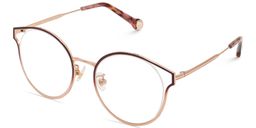 Yaselie Cateye Dark-Red Glasses1