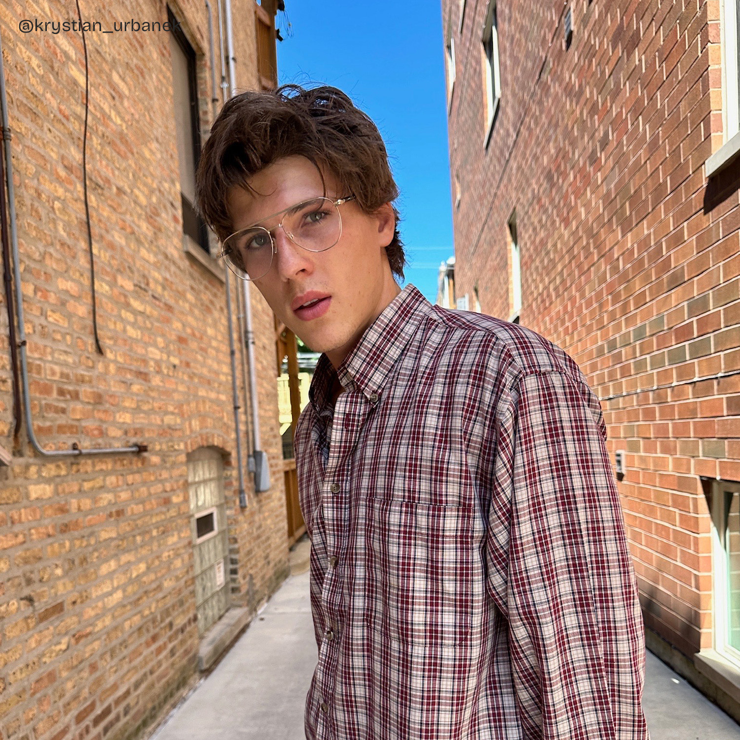 Calvin retro aviator Frame glasses Online | ZEELOOL8