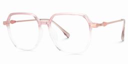 Capeles Square Pink Glasses2