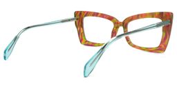 Delcour Rectangle Multicolor Glasses3