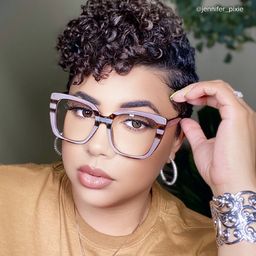 Brenda Square Mauve Glasses10