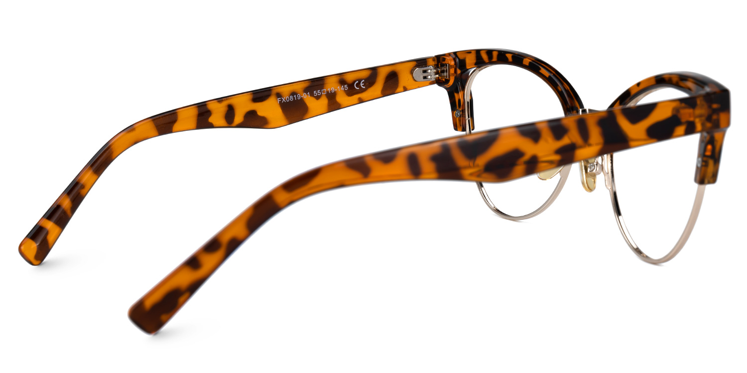 Charlene Browline Tortoise Glasses4