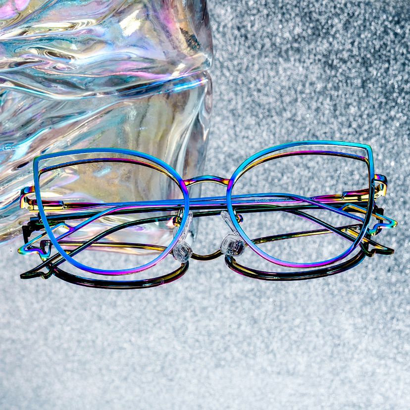 Spivey Cateye Iridescent Glasses