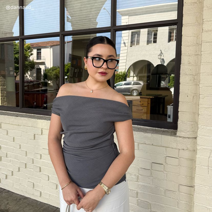 Mae Square Black Glasses