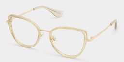 Celine  Cat-eye Gold Glasses3