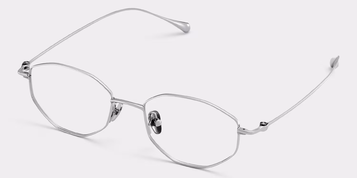 Everett Geometric Silver Glasses4