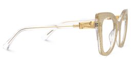 Vela Cateye Yellow Gold Glasses2