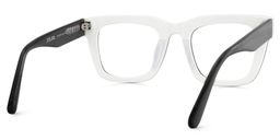 Moscicke Rectangle Black Glasses5