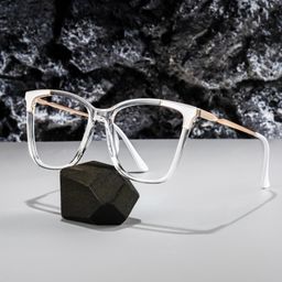 Roshavia Square Clear Glasses0