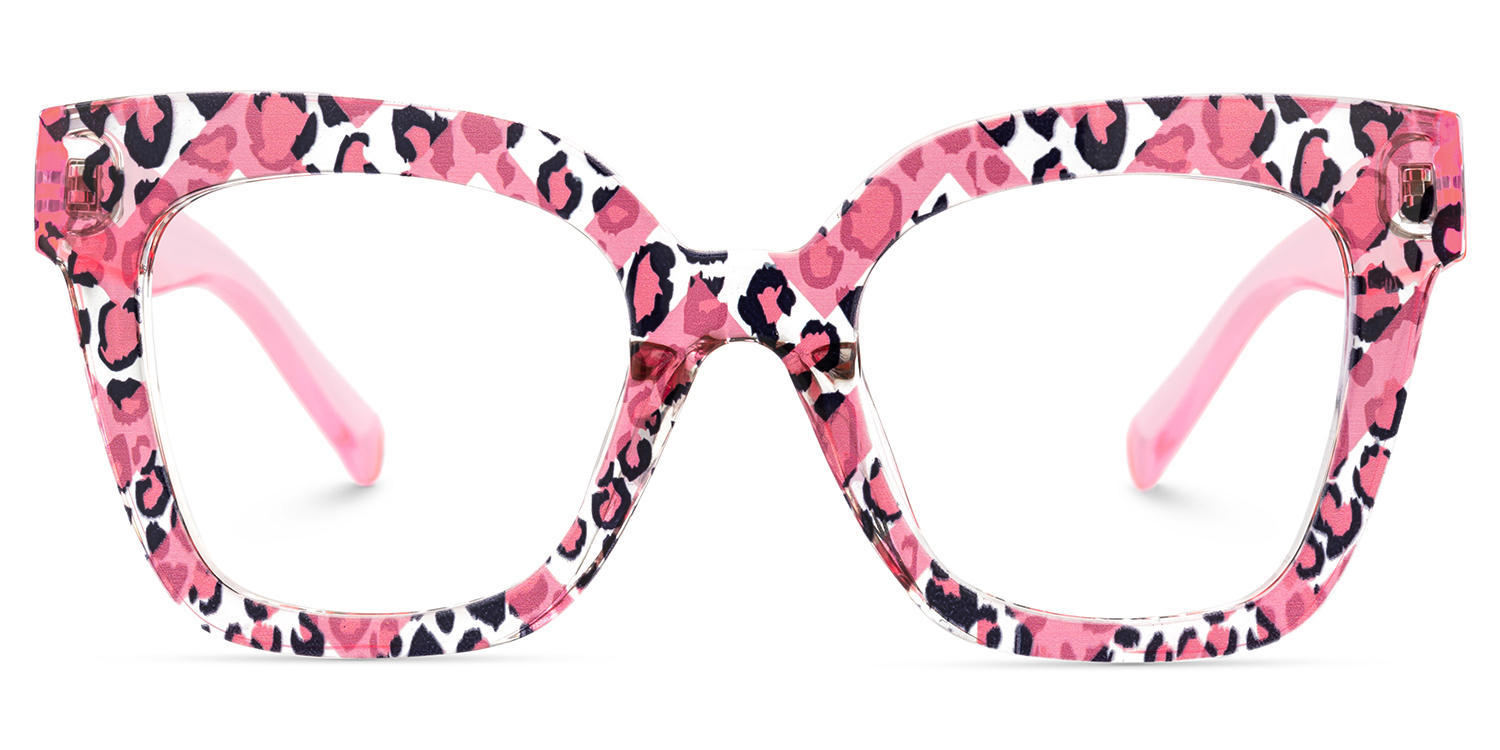 Malcolm Large Havana glasses frames with Transparent Arms | ZEELOOL UK1