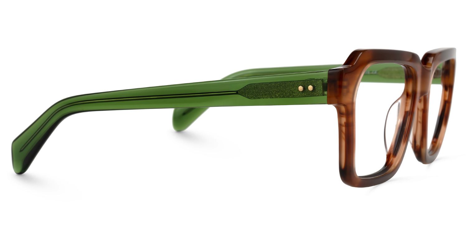 Rectangle Richard Tortoise Glasses deals -Zeelool Glasses2