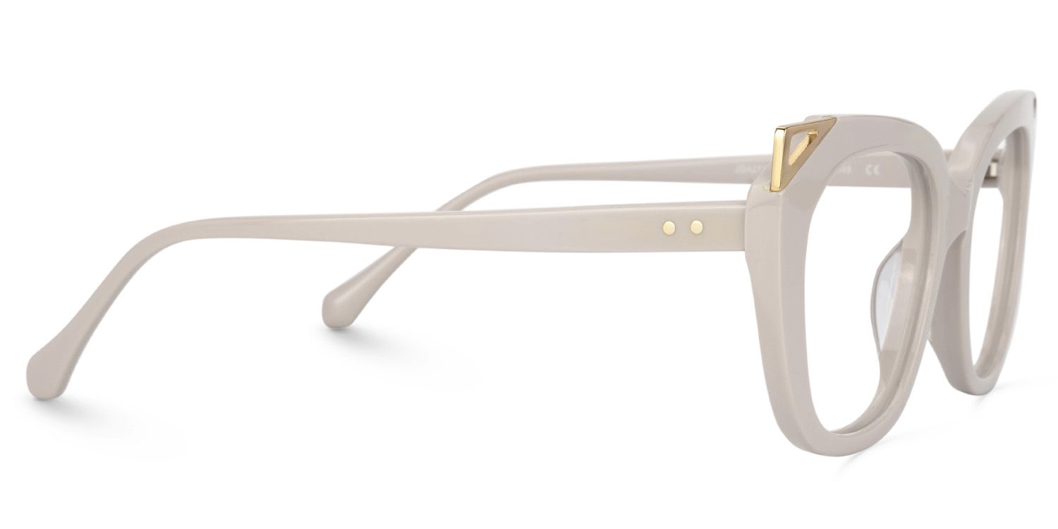 Hellena Cateye Matte Gray Glasses for Ladies | ZEELOOL UK2