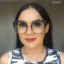 Denis Cat Eye Black Glasses8