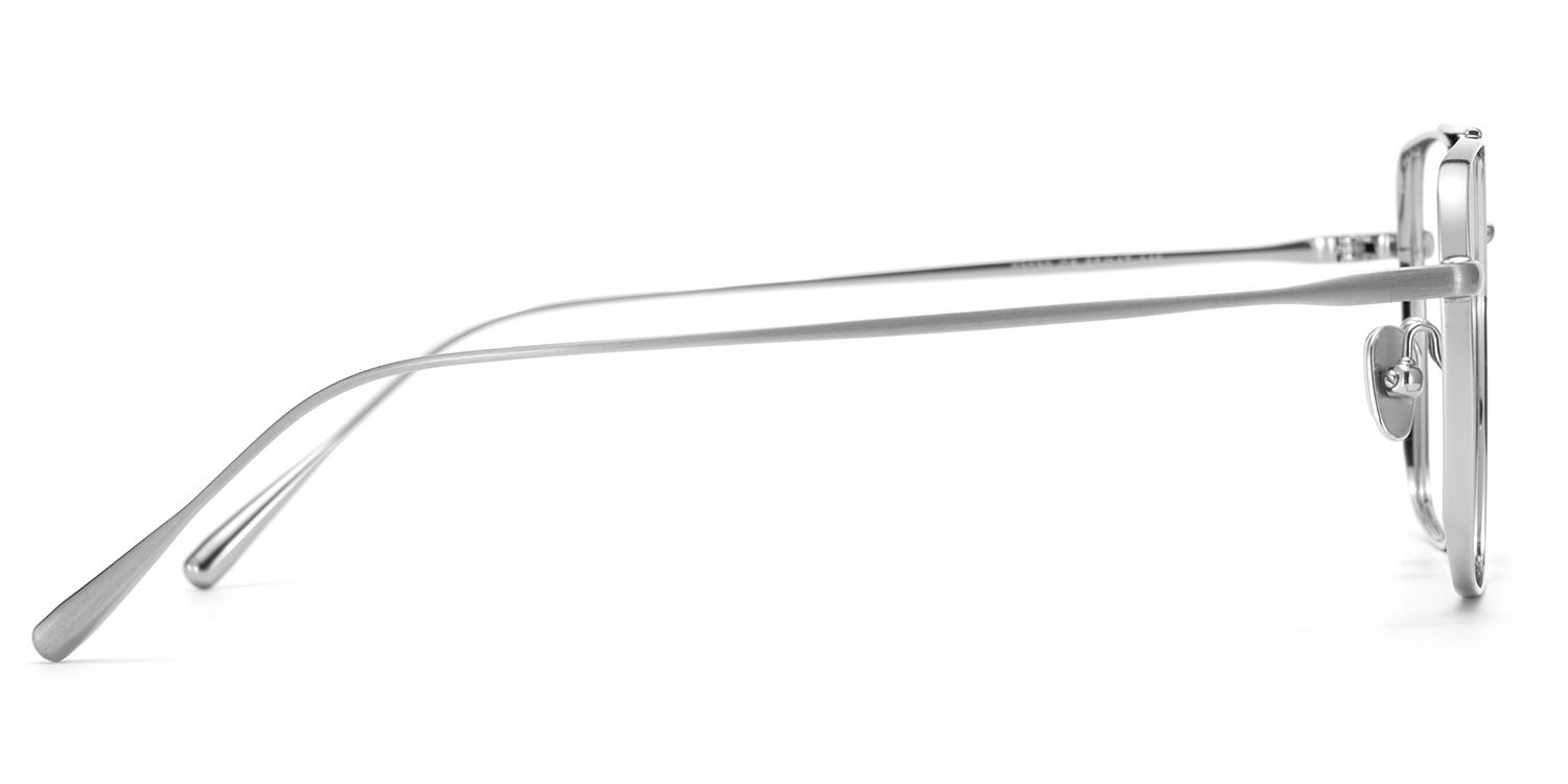 Jensen Eyeglasses in Aviator Sliver Frame | ZEELOOL UK5