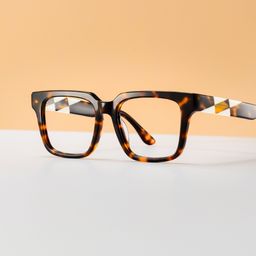 Harriet Square Tortoise Glasses0