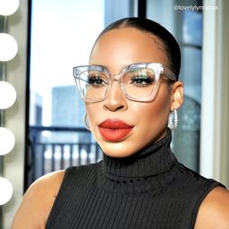 Malcolm Clear Square Glasses5