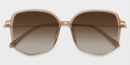 Payton Geometric Beige Glasses1