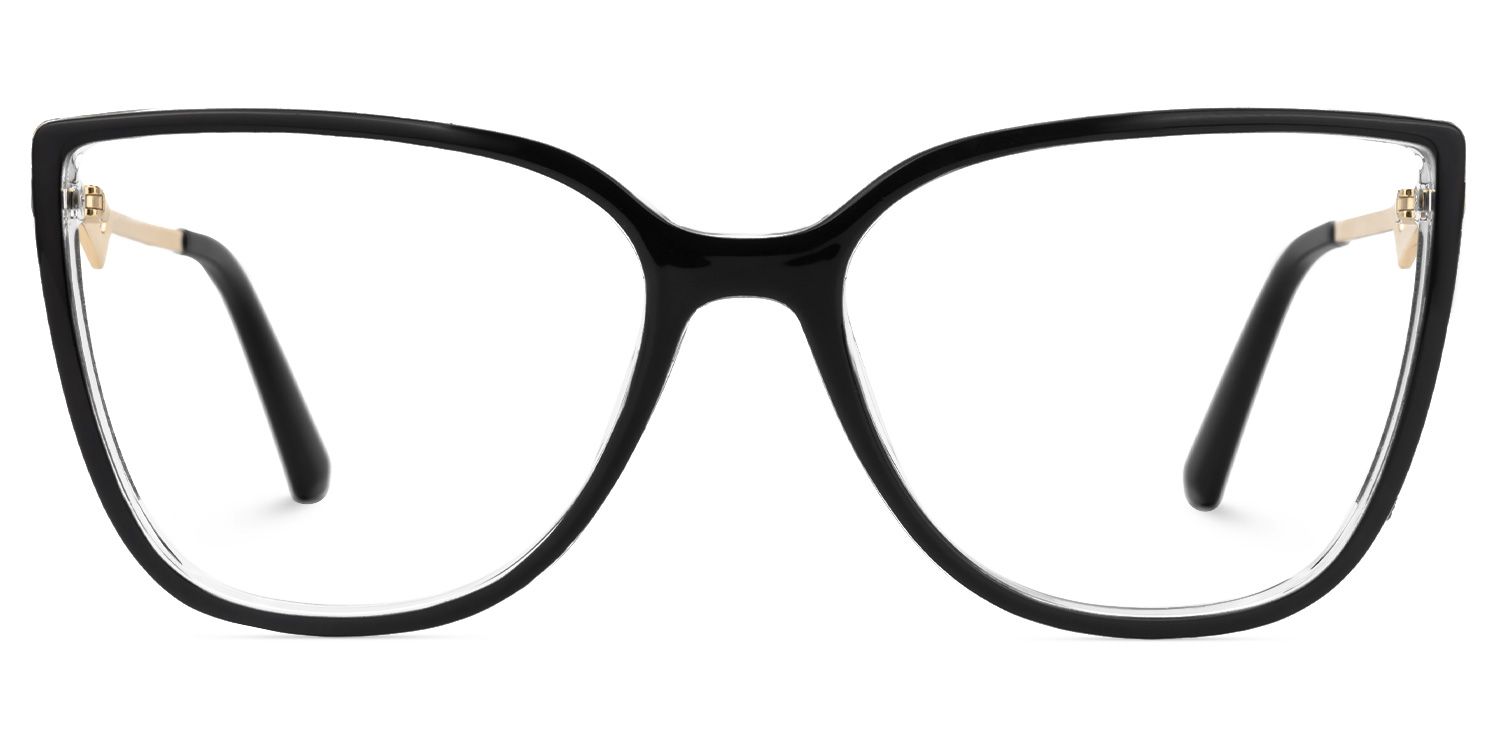 Spring hinges Celisa Eyeglasses, Celisa Black Glasses -Zeelool0
