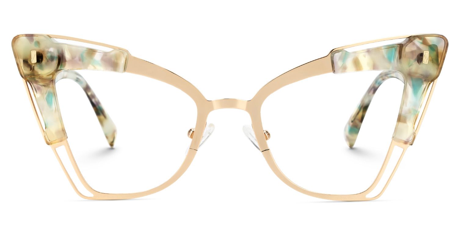 Talbert Designer Eyeglasses in Cateye Floral Frame0