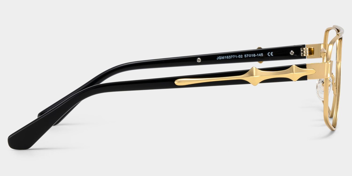 Sterling Eyeglasses in Aviator Gold Frame | ZEELOOL UK4