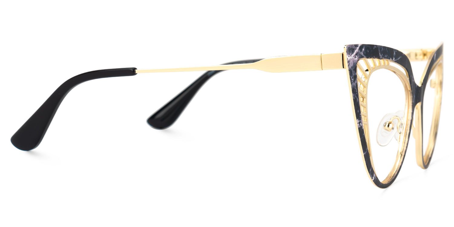 Metal Willett Eyeglasses, Willett Cateye Glasses -Zeelool Glasses2