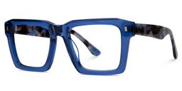 Kenish Square Blue Glasses1