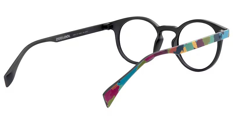 Street-Artist Round Colorful Funky Frame Glasses | ZEELOOL UK4