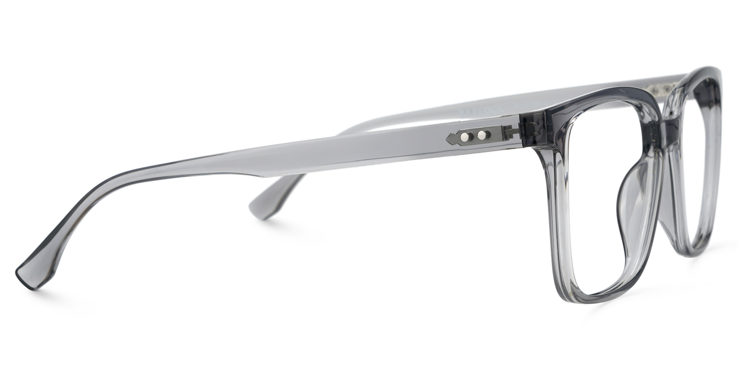 Contreras Square Gray Glasses | ZEELOOL UK2