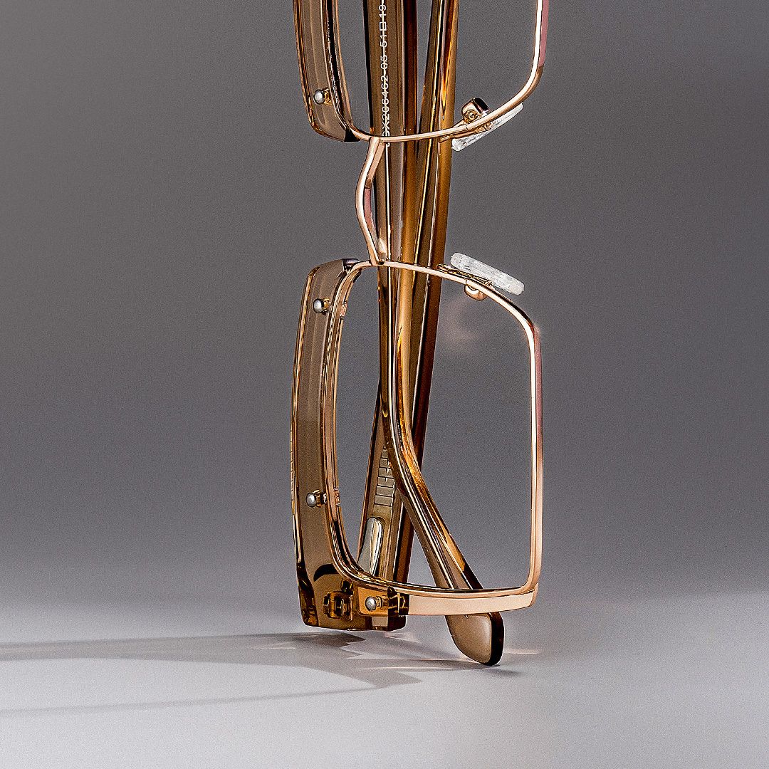 Designer Kiana Beige Frame Glasses | ZEELOOL UK0