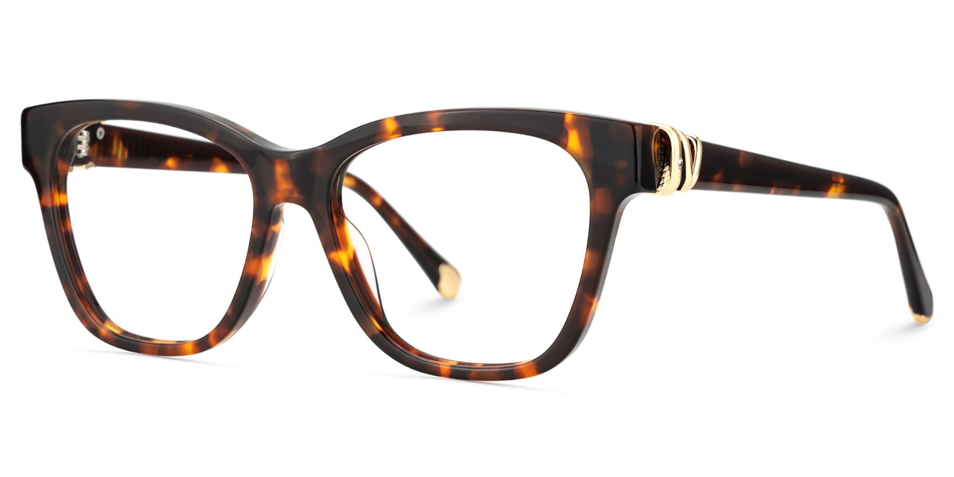 Square Tortoise Eyeglasses- Julian Acetate Frame Glasses3