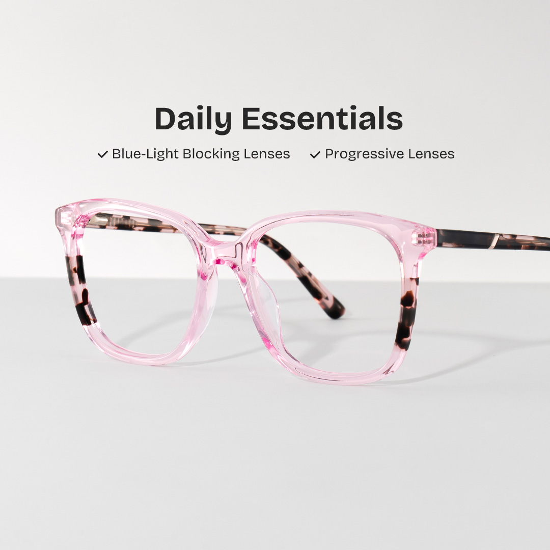 Finnley Square Pink Glasses