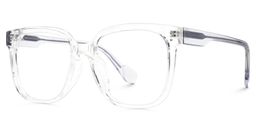 Mikel Square Clear Glasses1