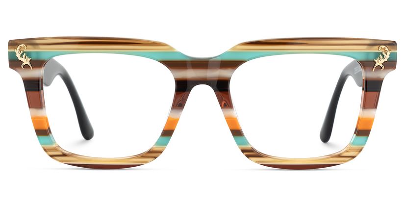Lauffer Multicolor Rectangle Glasses