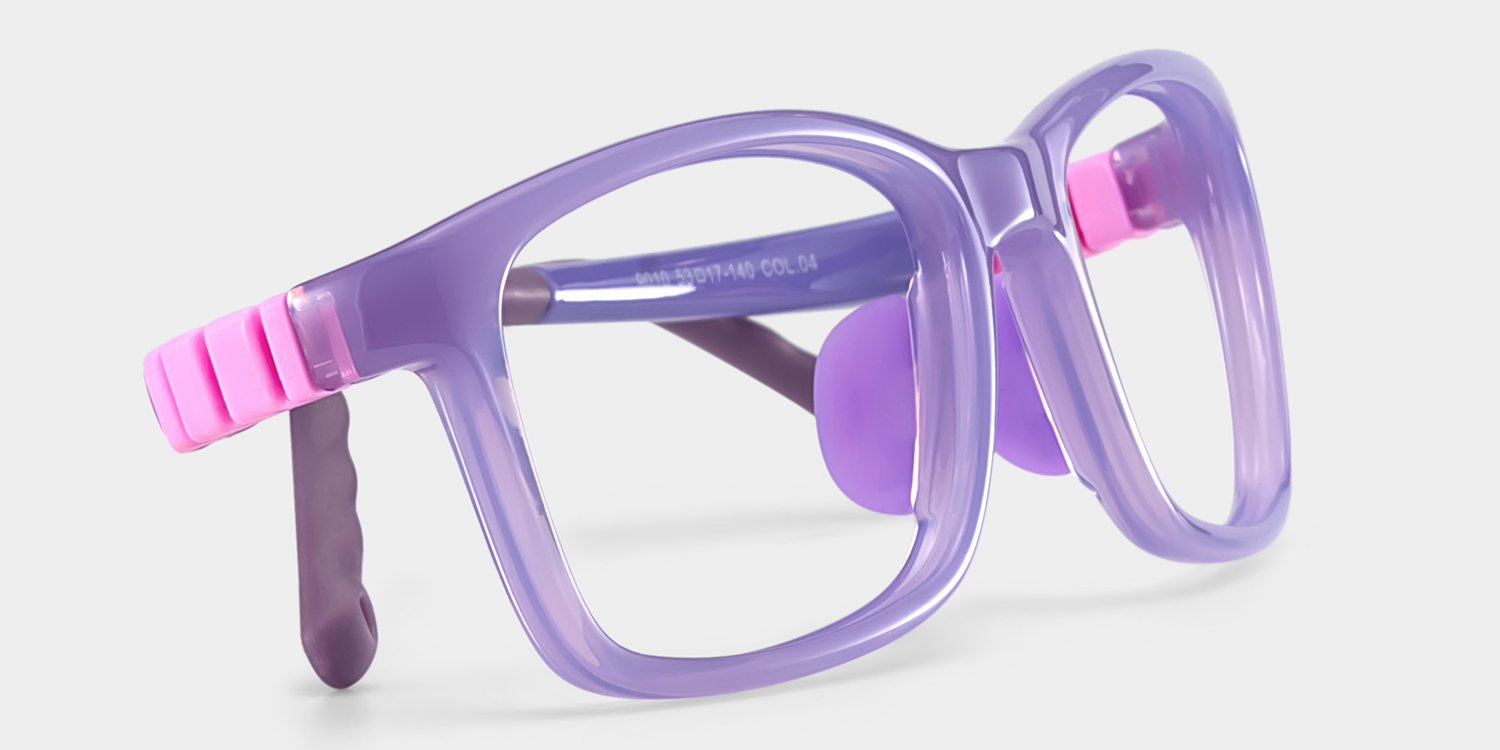 Brook Rectangle Purple Glasses2