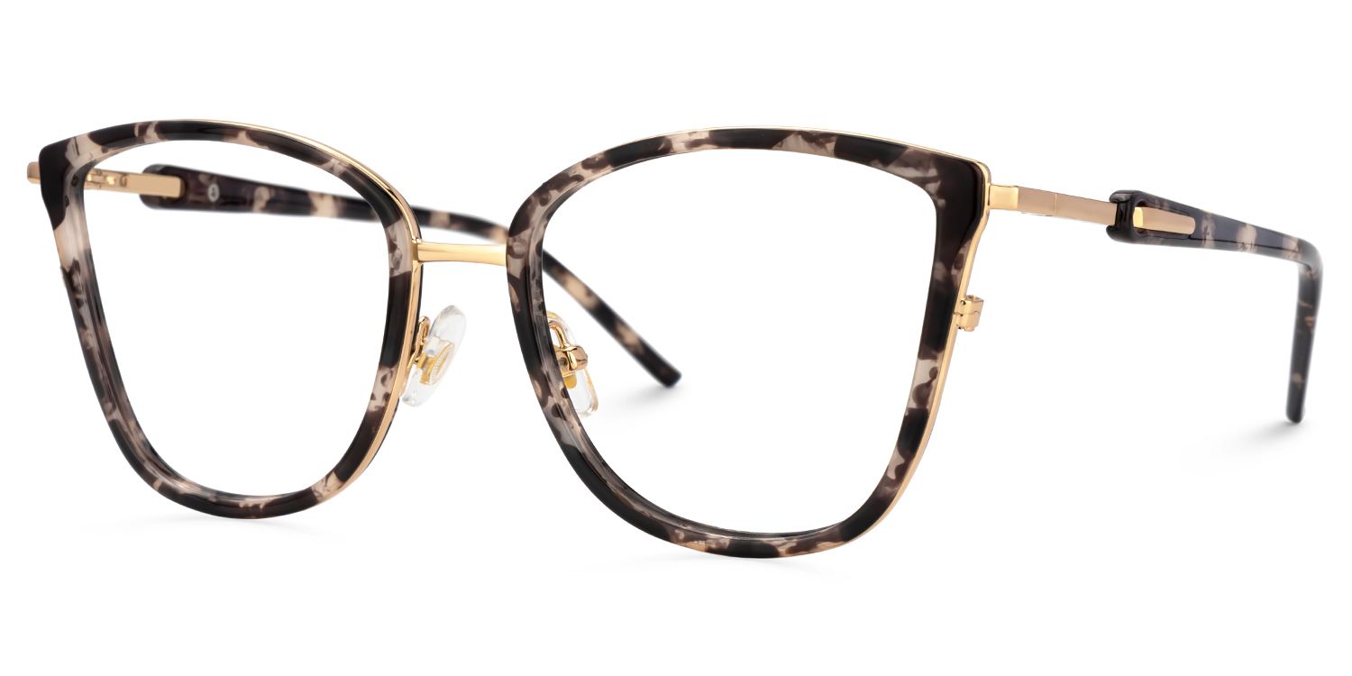 Tortoiseshell Cat Eye Glasses For Women | ZEELOOL UK1