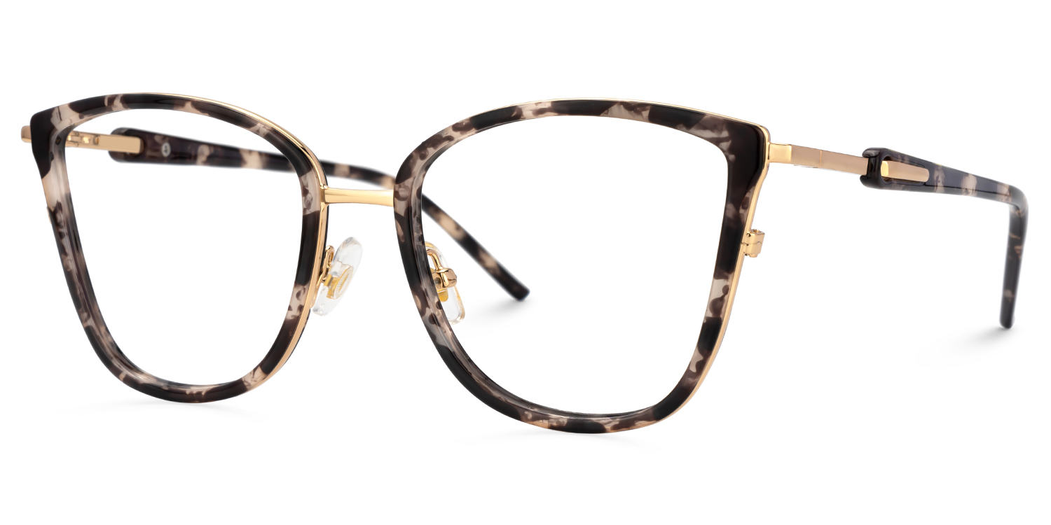 Tortoiseshell Cat Eye Glasses For Women | ZEELOOL UK1