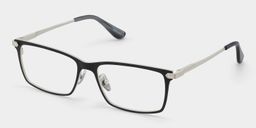 Alexander Rectangle Black Glasses3