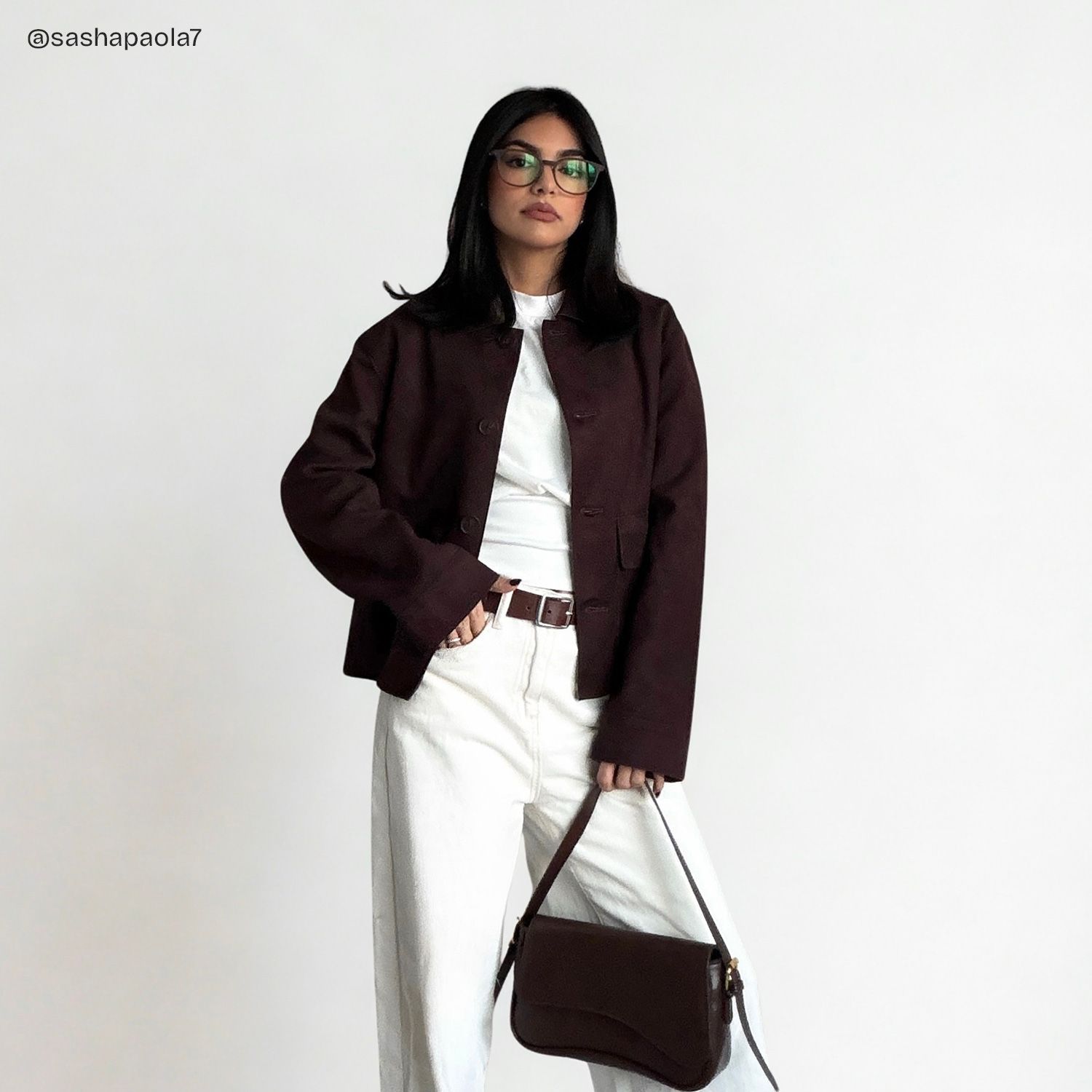 Allison Matte Brown Round Glasses for the Female | ZEELOOL6