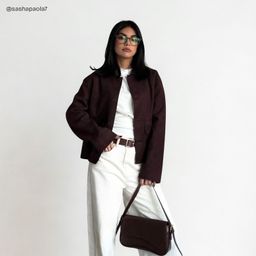 Allison Matte Brown Round Glasses6