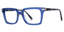 Langston Rectangle Blue Glasses3