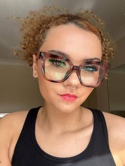 Malcolm Square Burnt Umber Glasses9