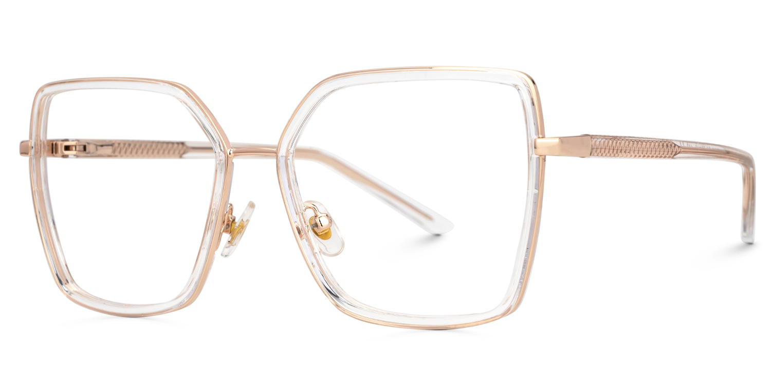 Crystal Square Frame Glasses - Jill on Sale | ZEELOOL UK1
