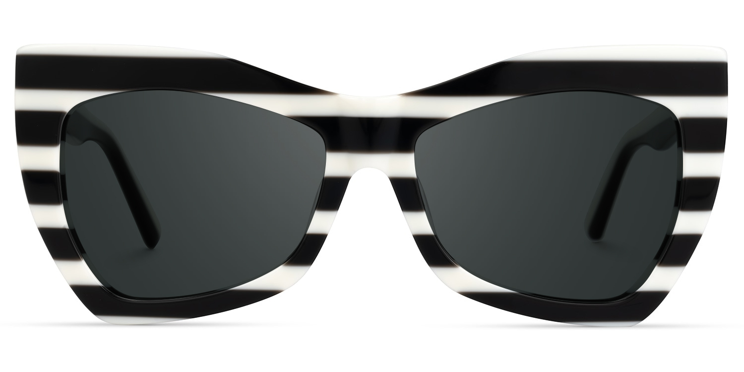 Bernita Geometric Black-White Glasses good-img