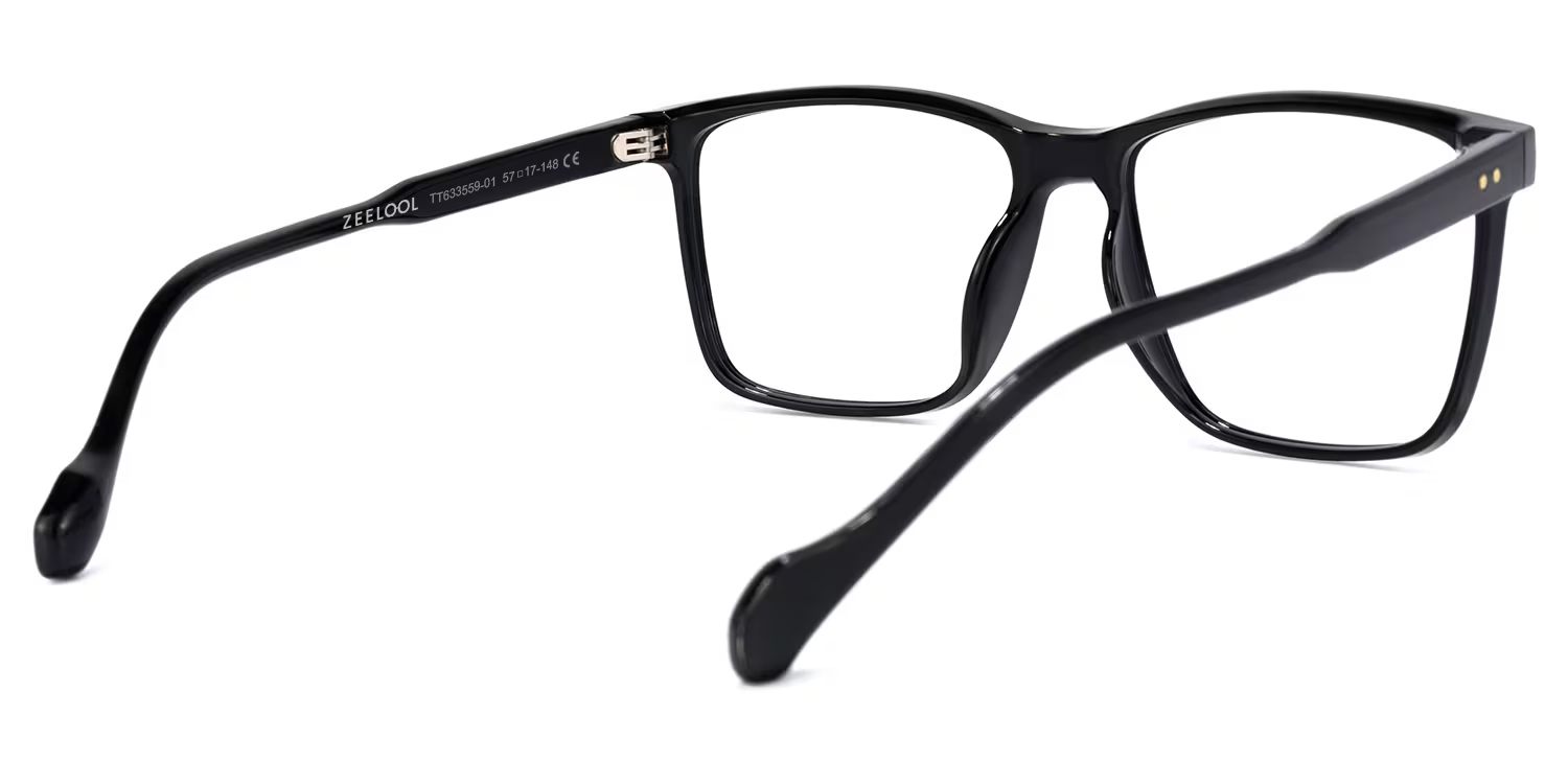 Burgos Square Black Glasses3