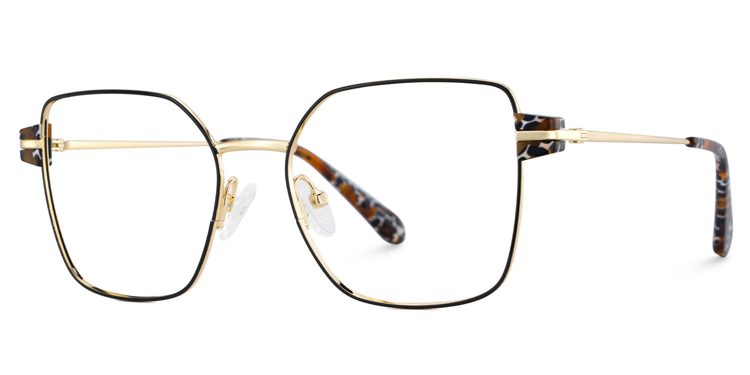 Shantell Square Black Glasses3