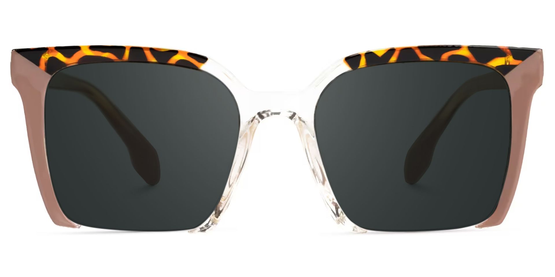 Misty Square Brown Sunglasses | ZEELOOL UK0