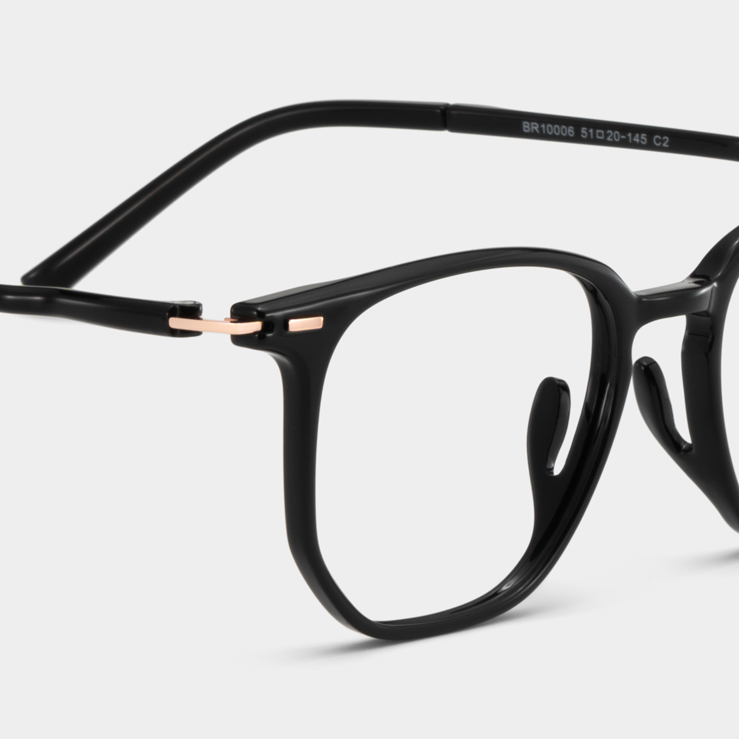 Isla Geometric Black Glasses4