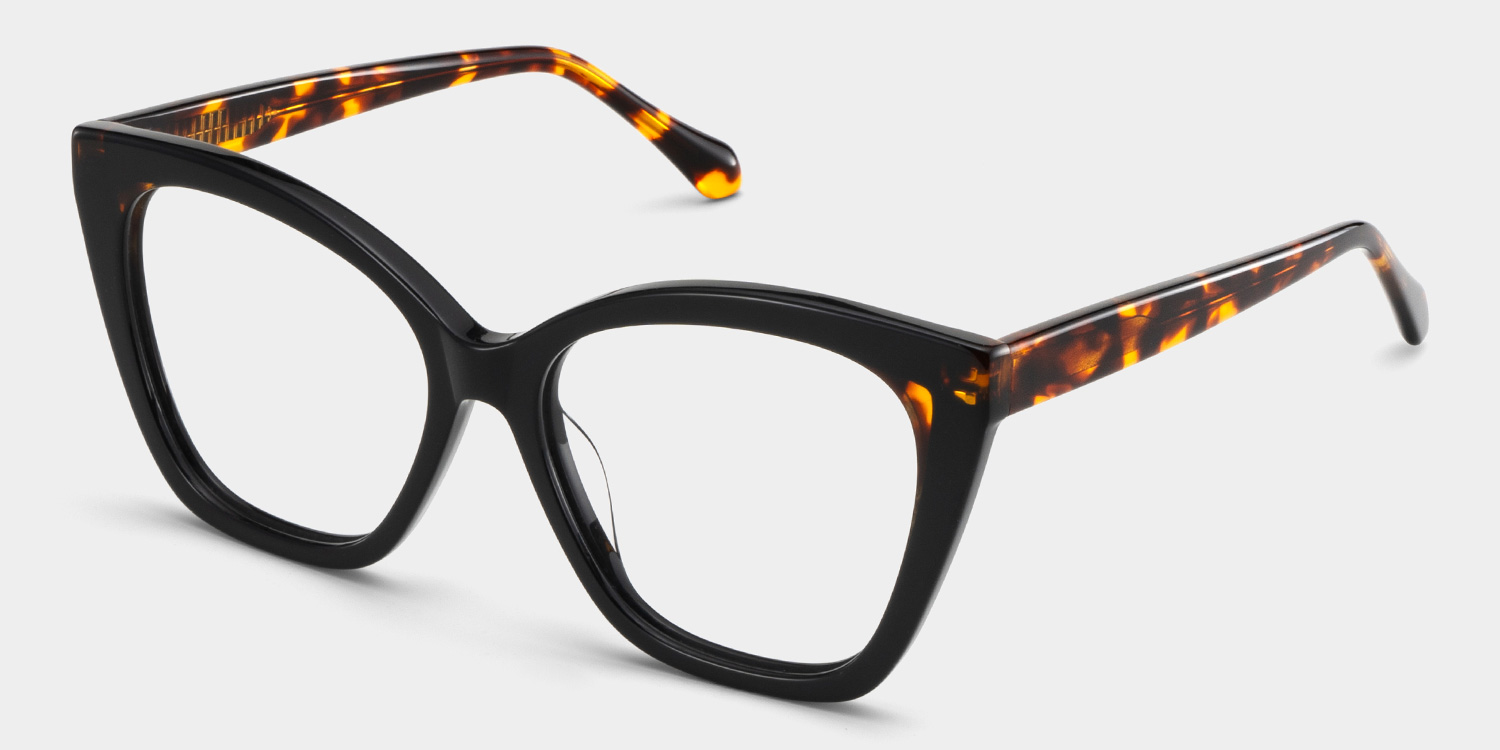 Kira Butterfly Black Glasses3